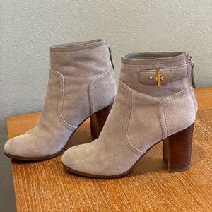 Tory Burch suede booties 5.5